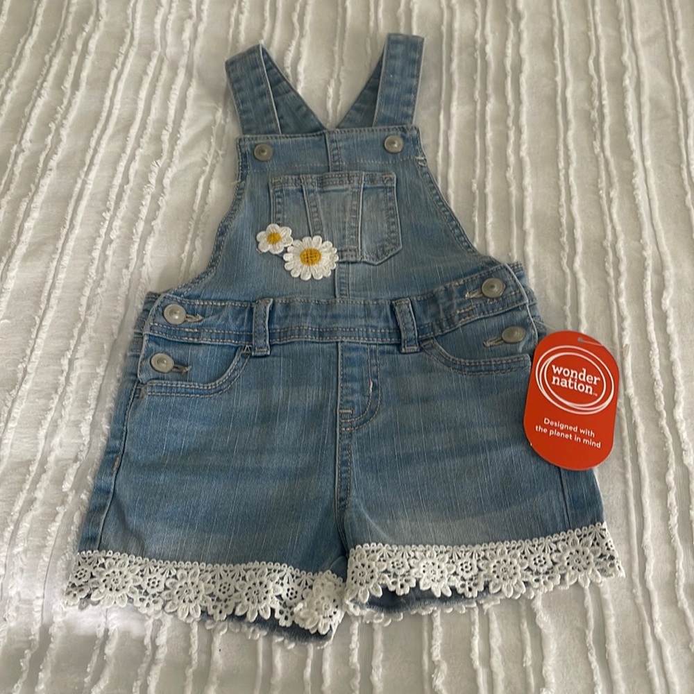 Daisy Shortall Light Wash Girls 18 Months